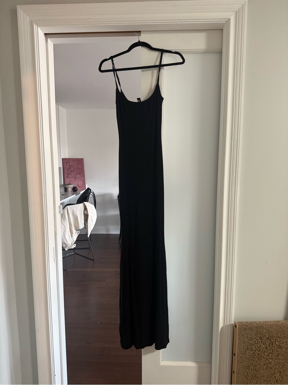 SKIMS Soft Lounge Long Slip Dress - Black